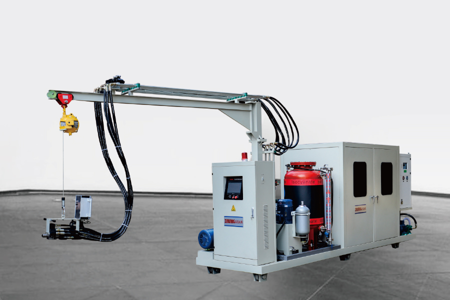 Cyclopentane Polyurethane Mesin injeksi berbusa tekanan tinggi dengan trek Cyclopentane Polyurethane Mesin injeksi berbusa tekanan tinggi dengan trek